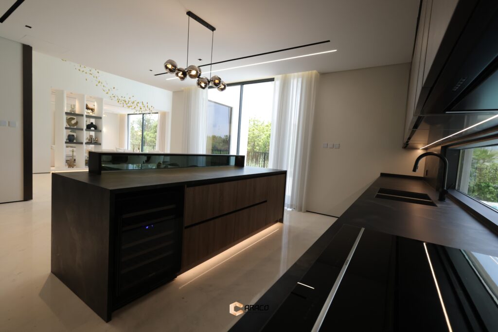Luxury modern kitchen with high-end appliances | Caraco Building Contracting